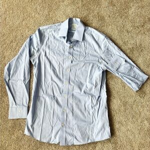 Brooks brothers Men's Light Blue Dress Shirt - Classic Spread Collar